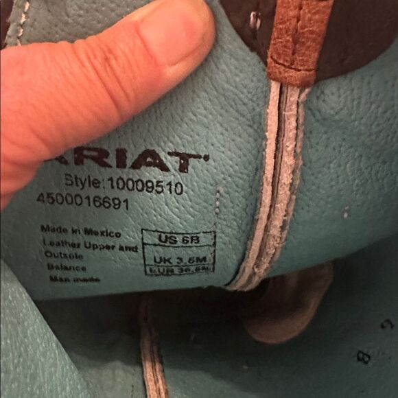 Ariat X Gypsy Soule Sugar Skull Cowboy Boots, VGUC, Size 6 - Picture 5 of 5